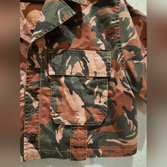 Diesel cropped short sleeve camo jacket - Picture 6 of 12